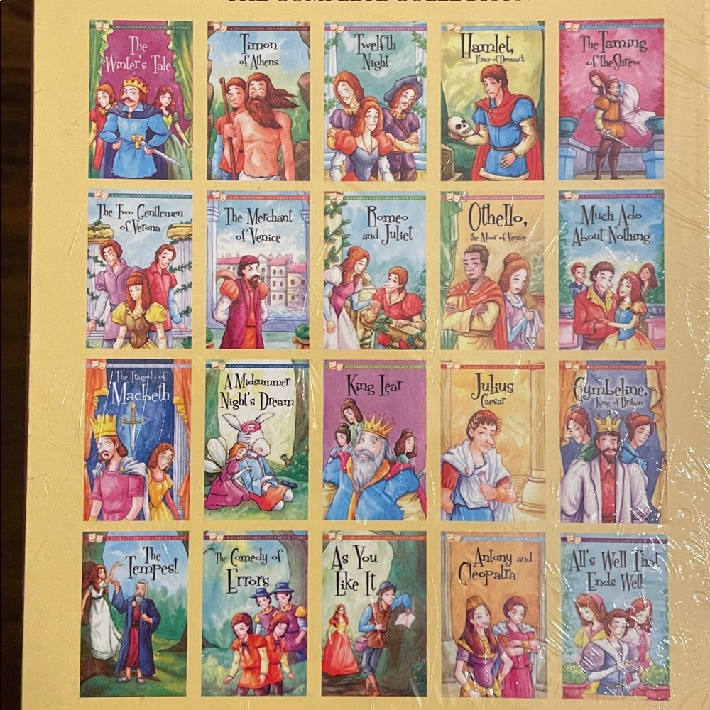 NWT 20 Shakespeare Children's Stories Complete Boxed Set NEW shrink wrapped